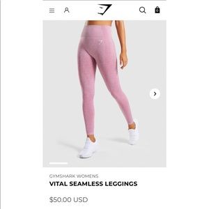 NWT GYMSHARK Vital Seamless Leggings
